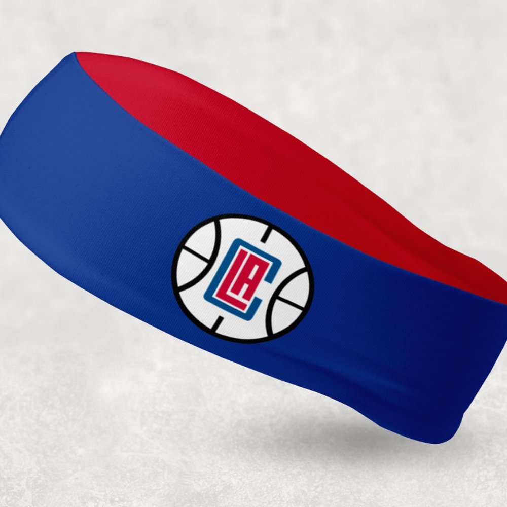 2 Pack - NEW - Reversible Los Angeles Clippers Headband LA Clippers Headband